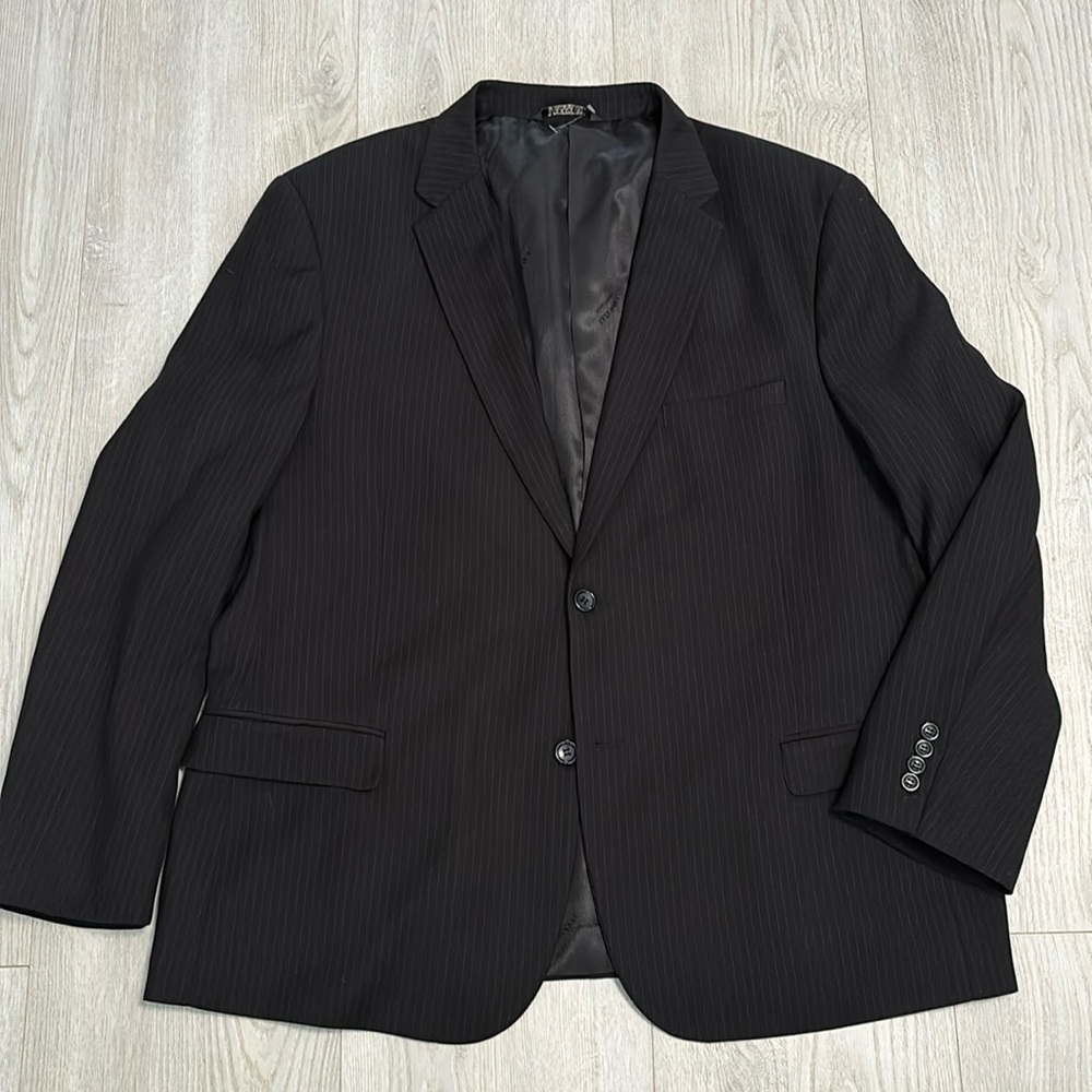 🔥BUNDLESALE 48R Caravelli Collezione pinstripe sports coat suit jacket blazer